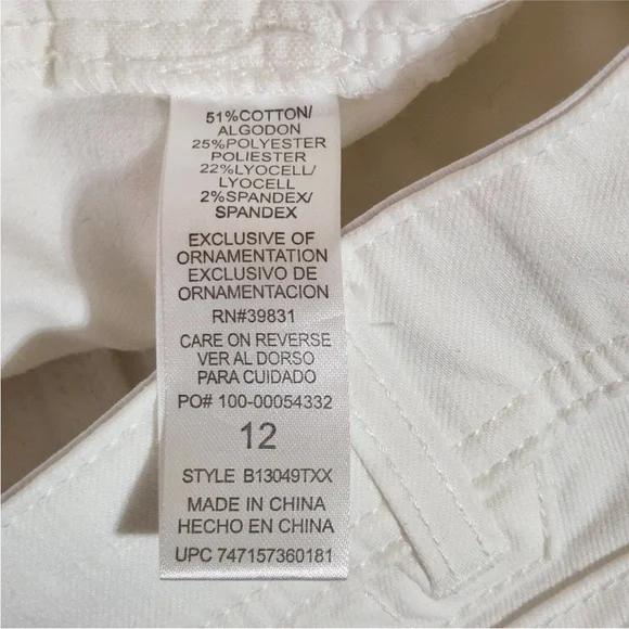 Democracy White Skinny Jeans Ab Technology - Picture 6 of 8